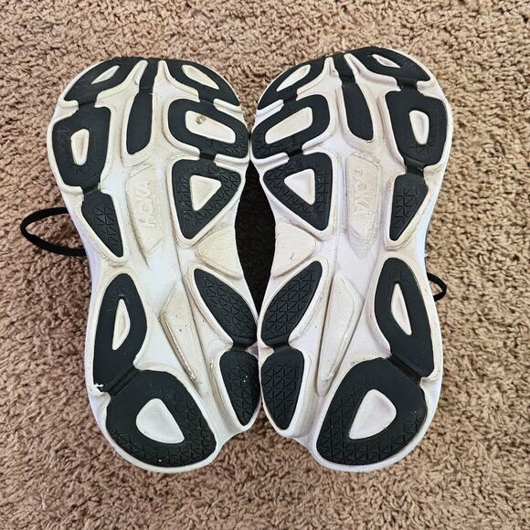 Hoka One One Bondi 8 Running Shoes Womens 8.5 Wide Black Cushioned Athletic Read - Picture 8 of 11